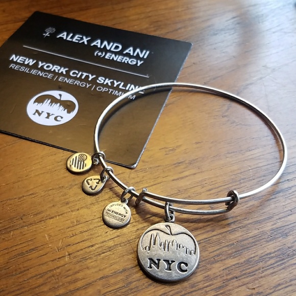 Alex and Ani Jewelry - *RARE RETIRED* Alex & Ani NYC City Skyline Bangle